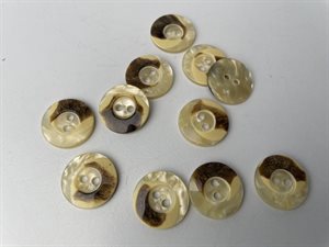 Knap -  gyldent natur look, 23 mm